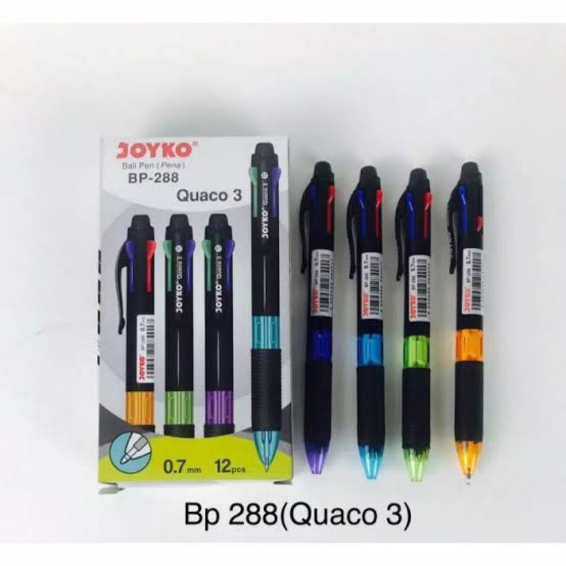 Jual PULPEN QUACO BP-288 JOYKO (1PAK/12PCS) | Shopee Indonesia