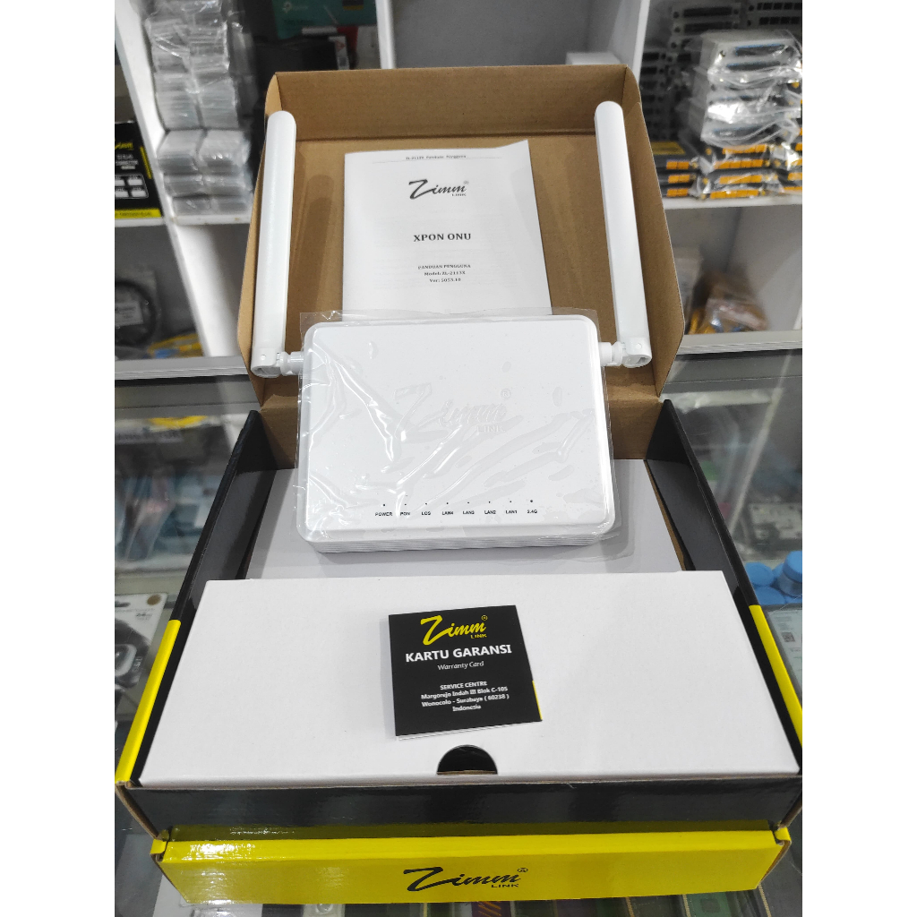 Jual ROUTER ZIMMLINK XPON ONU ZL-2113X | Shopee Indonesia