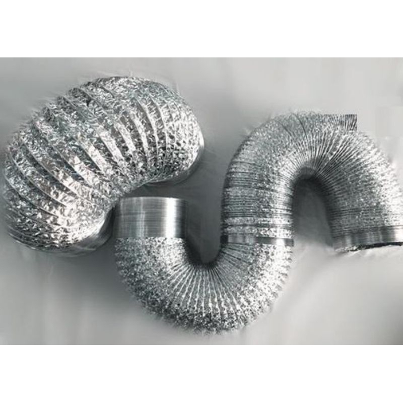 Jual flexible ducting 8 in (10 meter free klem 2 pc) pipa cooker hood ...