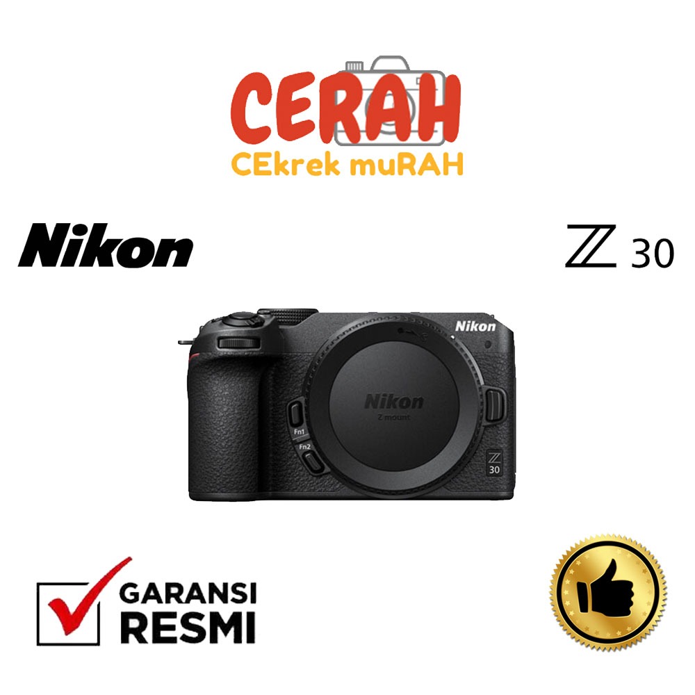 Jual Nikon Z30 Body Only Mirrorless Camera | Shopee Indonesia
