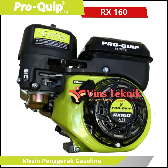 Jual Mesin Penggerak Gasoline PROQUIP RX160 Engine Bensin 6.0HP RX 160 ...