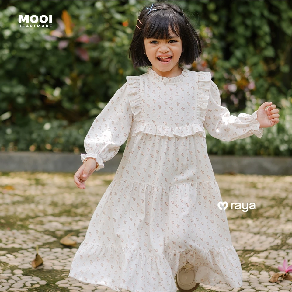 Dress Anak Perempuan Korea Style Lebaran 2026 Cantik Murah