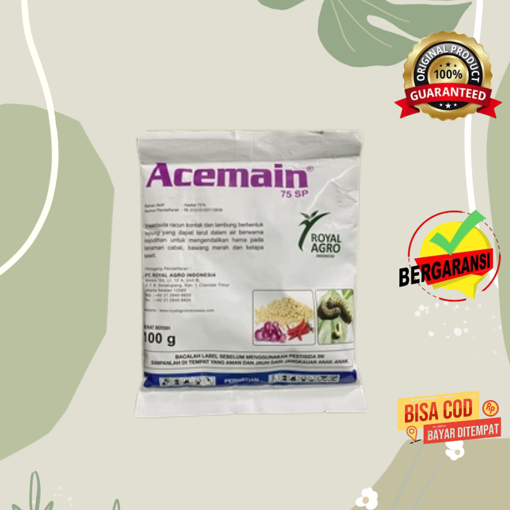 Jual insektisida Acemain 75 sp 100 gram | Shopee Indonesia