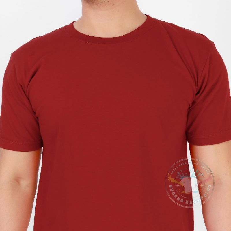 Jual T-shirt baju distro kaos polos cotton combed 30s pria dan wanita ...