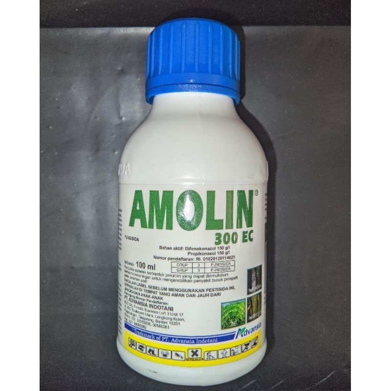 Jual FUNGISIDA AMOLIN 300EC 100ML dobel bahan aktif difenokonazol dan ...