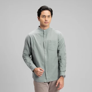CUTOFF Hamzah Kemeja Koko Rami Basic Polos Pria Panjang New Colors