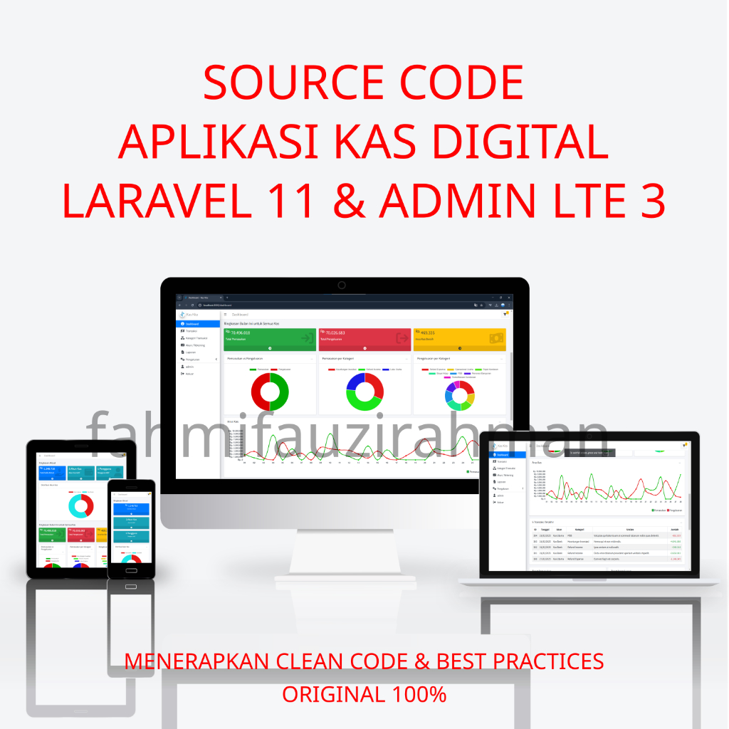 Jual Source Code Software Aplikasi Web Keuangan / Kas Digital Laravel ...