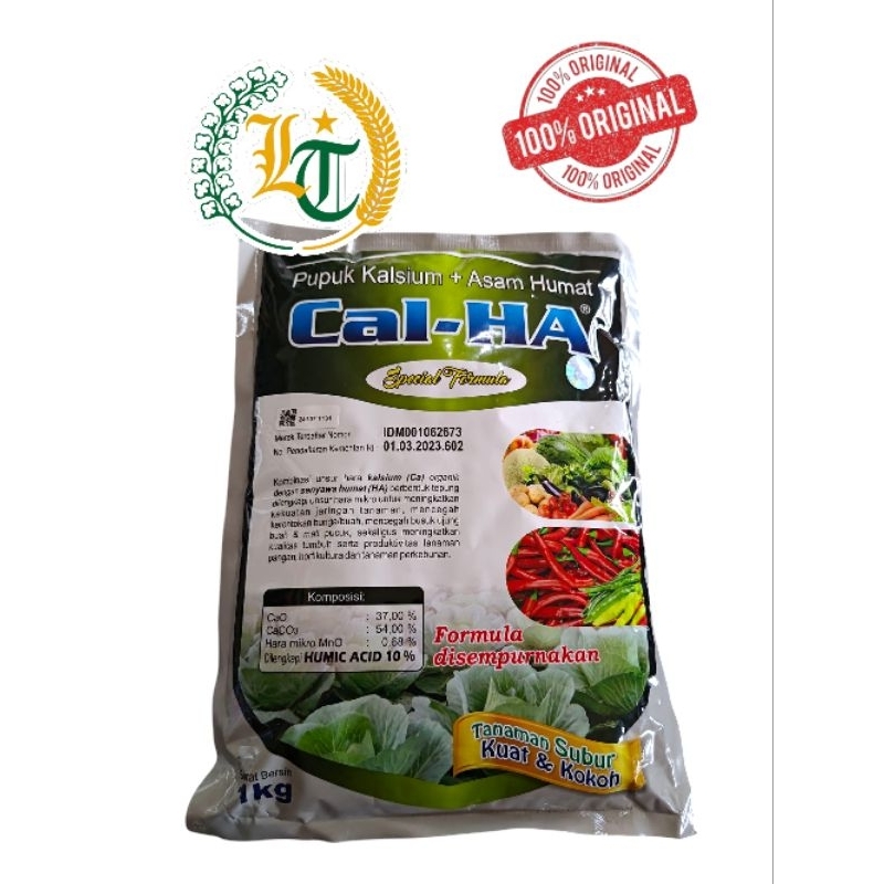 Jual Cal Ha Pupuk Kalsium Organik Plus Asam Humat Calcium Humic Acid ...