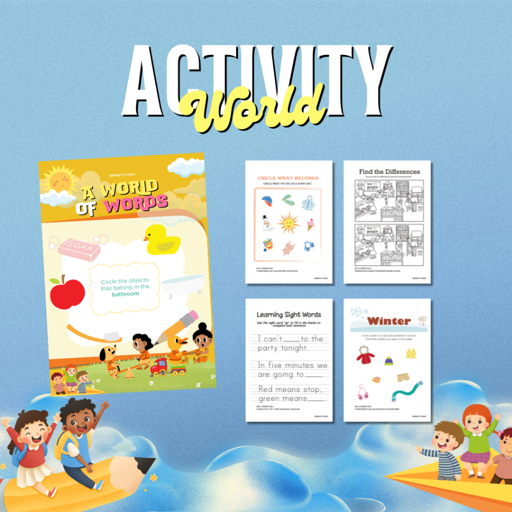 Jual Buku Aktivitas Worksheet untuk Anak Seri Mengenal Musim A World of ...