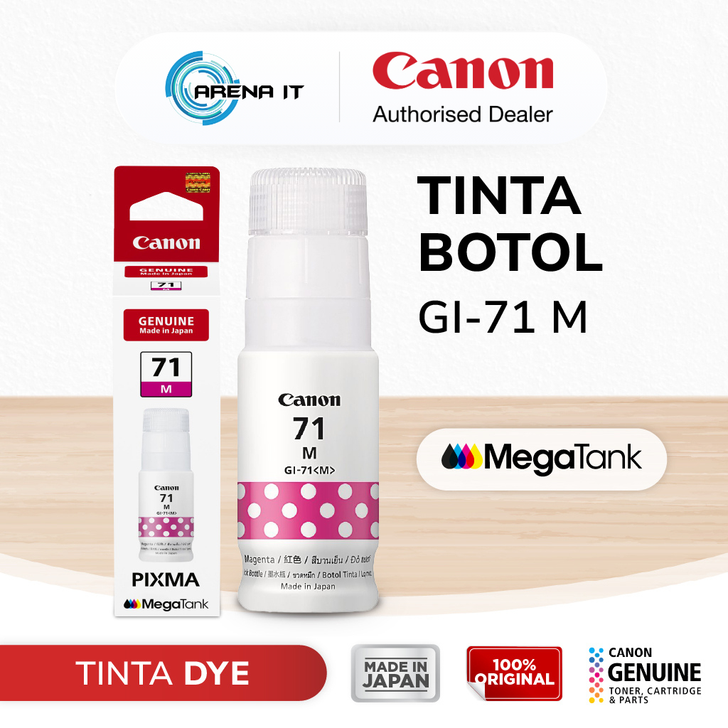 Tinta Original Canon 71 Magenta GI71M - Tinta Canon G1737 G2770 G3770 G4770 G1730 G2730 G3730