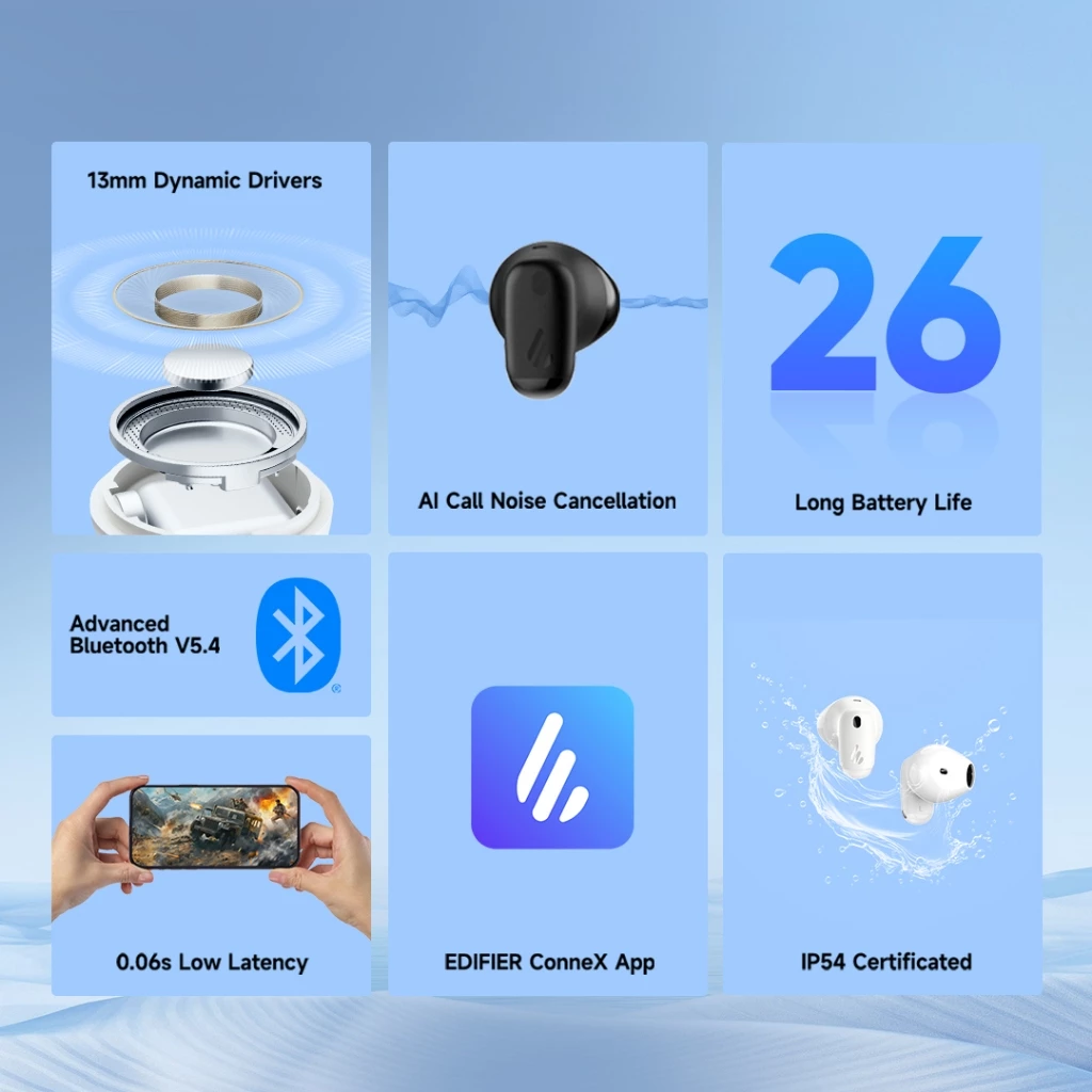 EDIFIER TWS X1 Lite True Wireless Earbuds