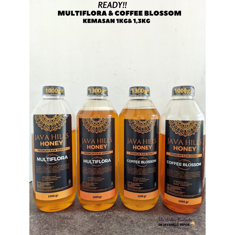 Jual MADU JAVA HILLS MURNI 1 KG MULTIFLORA COFFE BLOSSOM| PREMIUM ASLI ...
