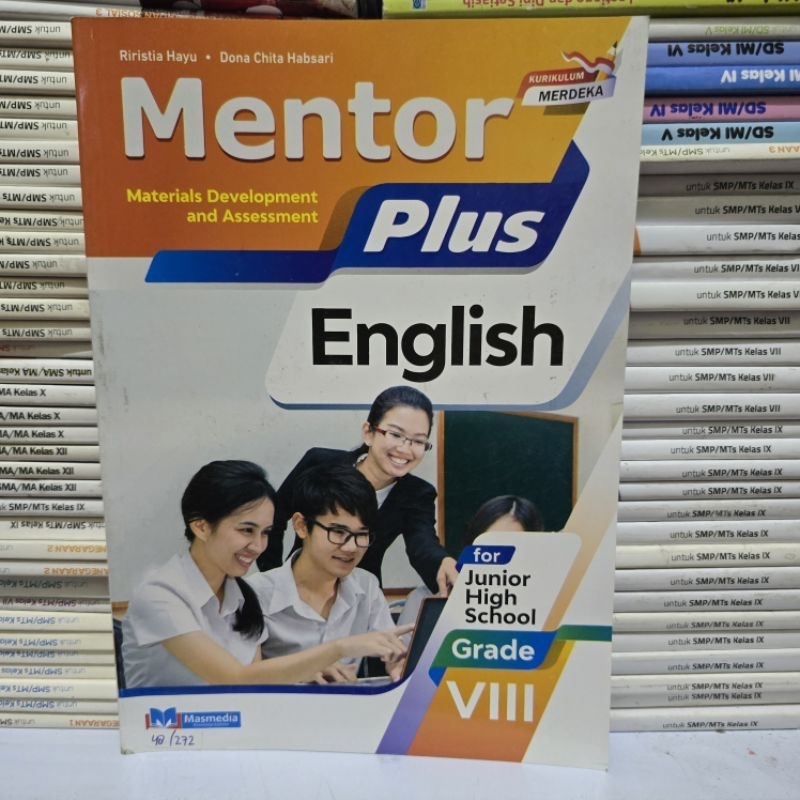 Jual MENTOR PLUS ENGLISH KELAS 2 SMP KURIKULUM MERDEKA | Shopee Indonesia