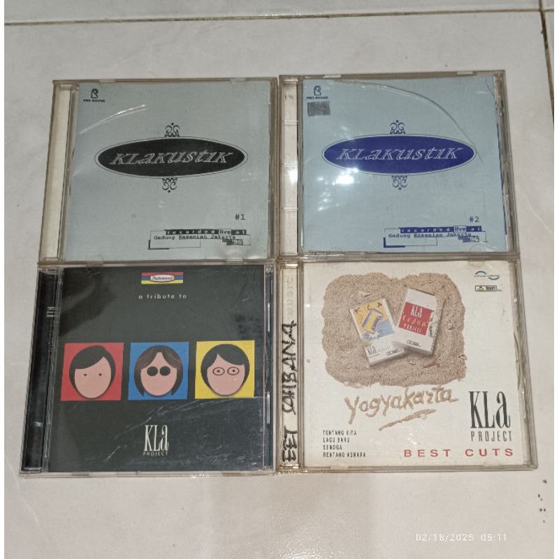 Jual cd Indonesia KLA PROJECT album Klakustik #1 / Klakustik #2 / A ...