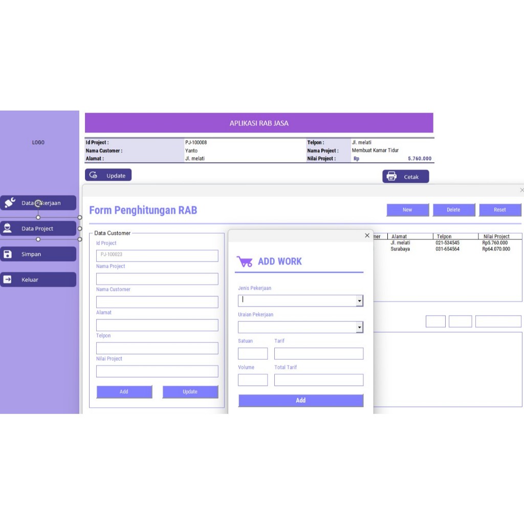Jual PERHITUNGAN RAB JASA - Template Excel Siap …