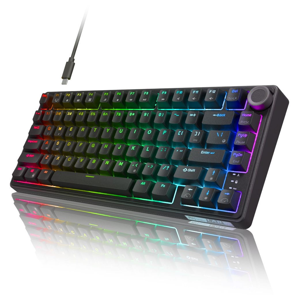 Jual Royal Kludge RK R75 Wired Gasket Mechanical Keyboard With RGB and ...