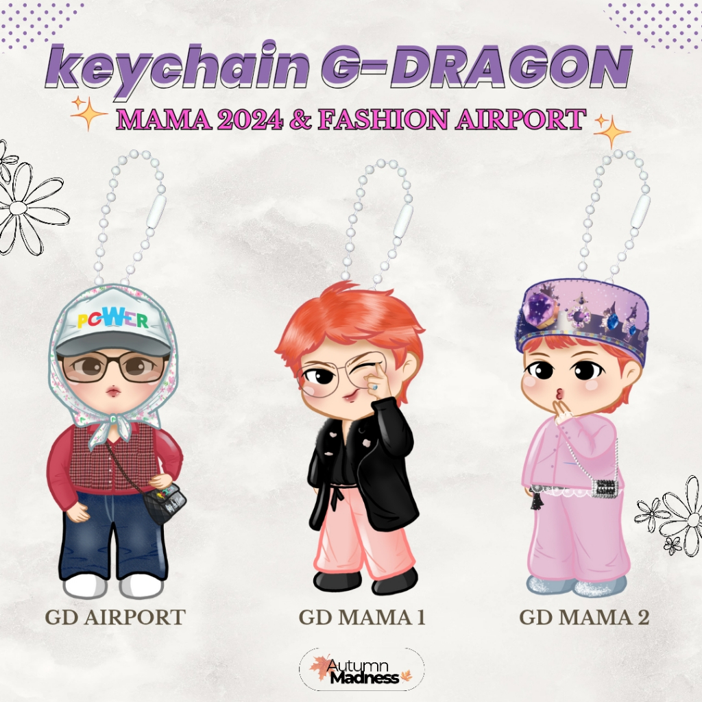 Jual [READY STOCK] Keychain G-Dragon GD MAMA & G Dragon Scarf Fashion ...