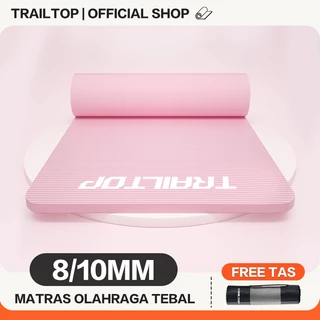 TrailTop Yoga Mat NBR Matras Olahraga Matras Yoga Anti Slip Karpet Olahraga Tebal 8/10mm