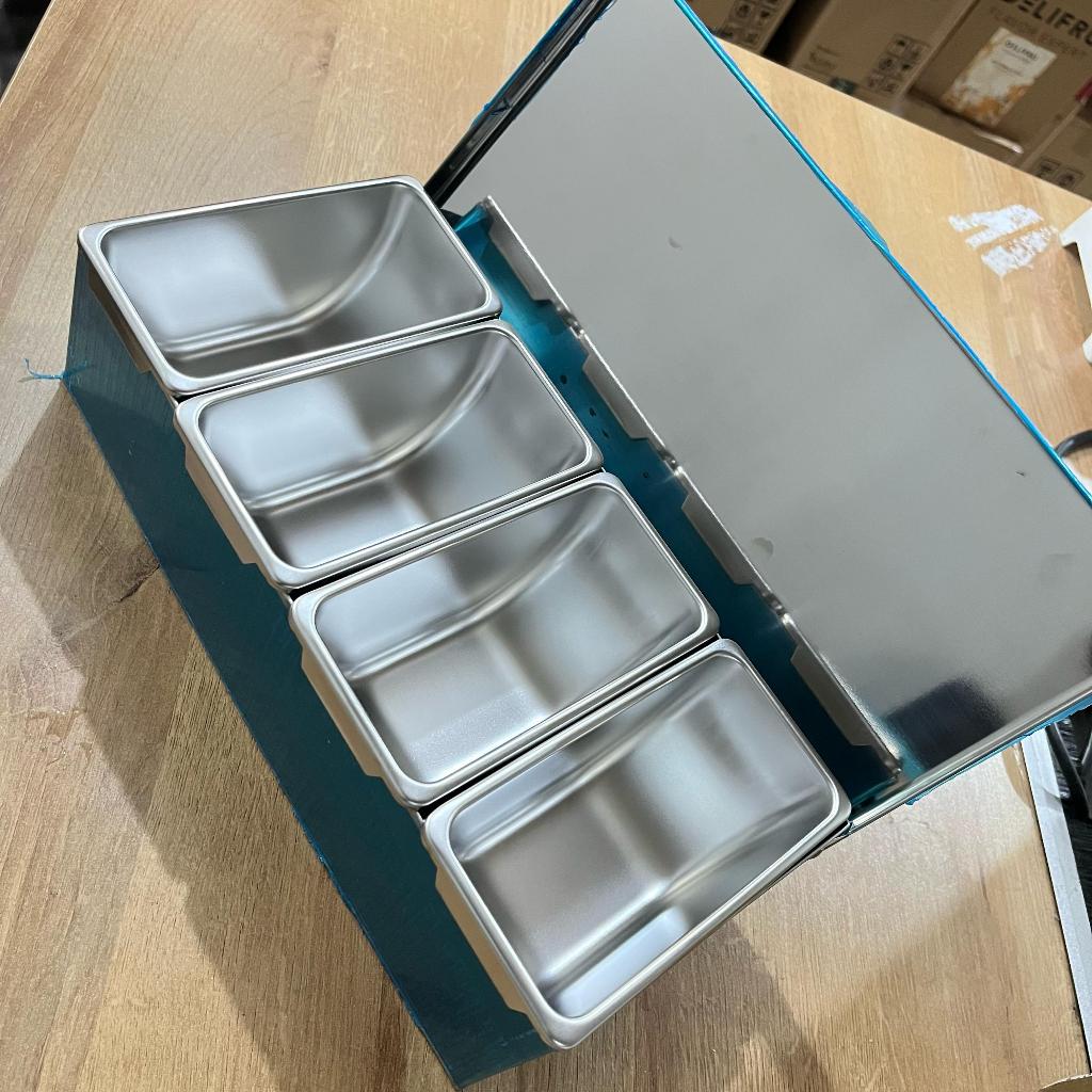Jual Kotak Bumbu Dapur Kotak Bumbu Seasoning Box Kotak Bumbu Stainless ...