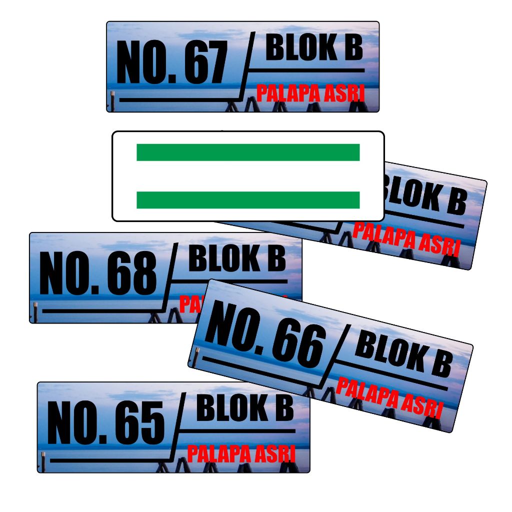 Jual Nomor Rumah Akrilik Custom Nama Alamat RT RW Blok Dll | Shopee ...