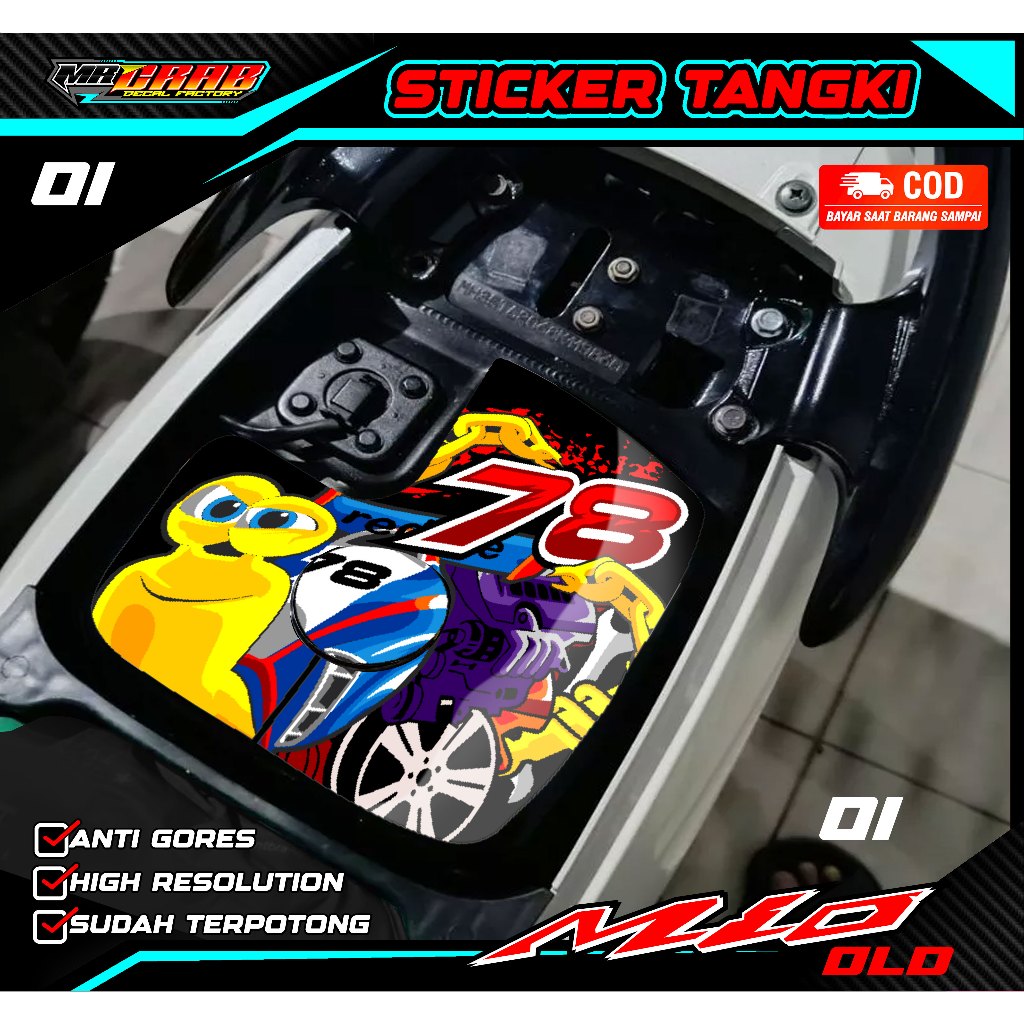 Jual STICKER TANGKI MIO OLD - STICKER PELINDUNG VARIASI TANGKI BENSIN ...