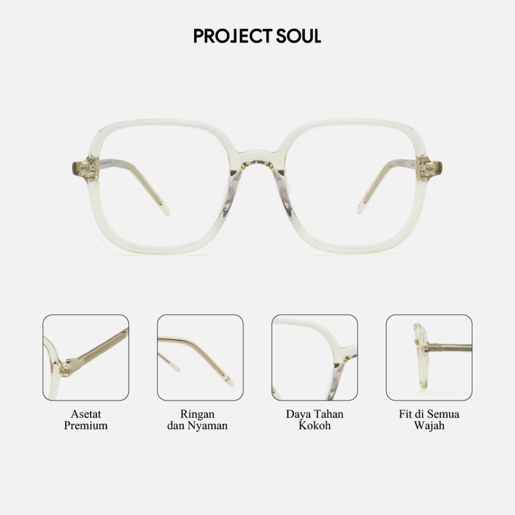 Jual Project Soul - Soleil Frame Kacamata | Kacamata Baca Wanita / Pria ...