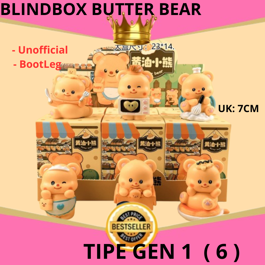 Jual BLIND BOX ANIMEE BUTTER BEAR CHARACTER ACTION FIGURE ANIME BUTTER ...