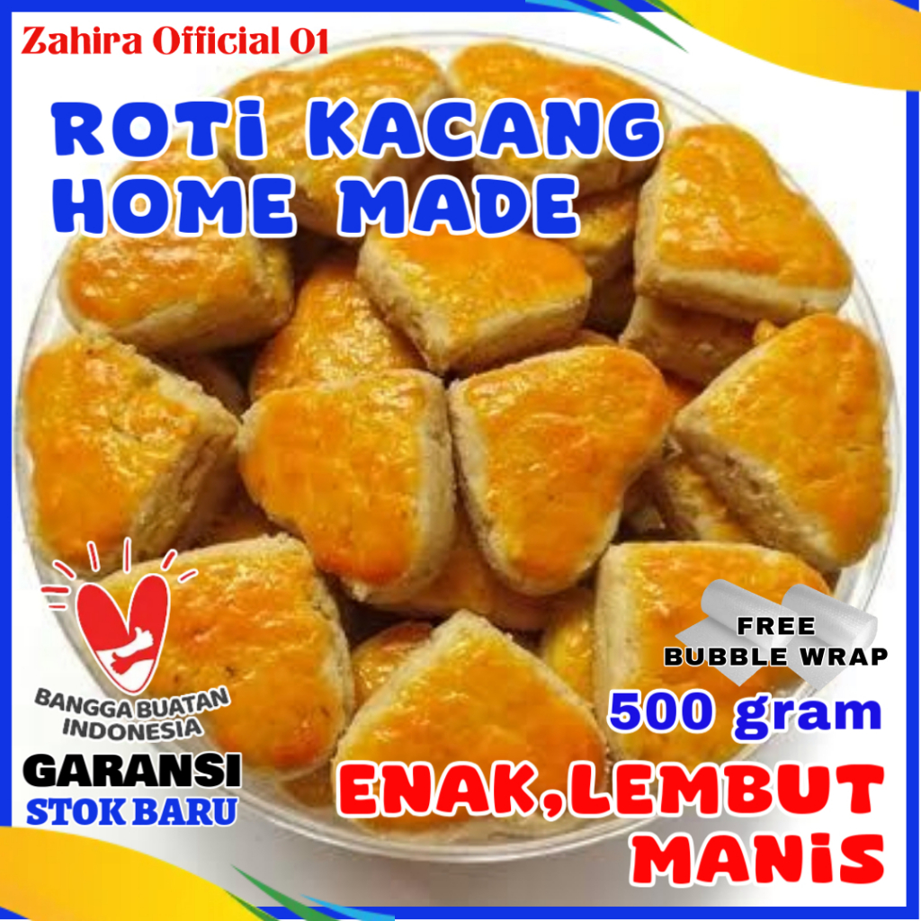 Jual Kue Kering Lebaran Roti Kacang Home Made Asli Kebumen 500gr ...