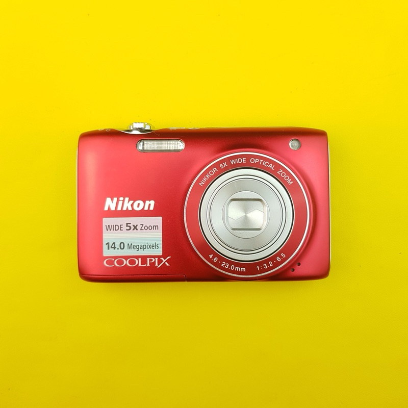 Jual NIKON COOLPIX S3100 RED (digicam/camdig/digital pocket camera