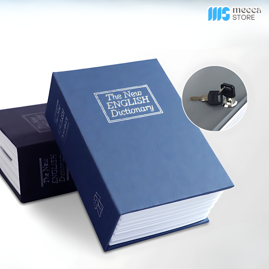 Jual brankas Mini Buku Key Lock Hidden Safe Box Dictionary Book Sedang ...