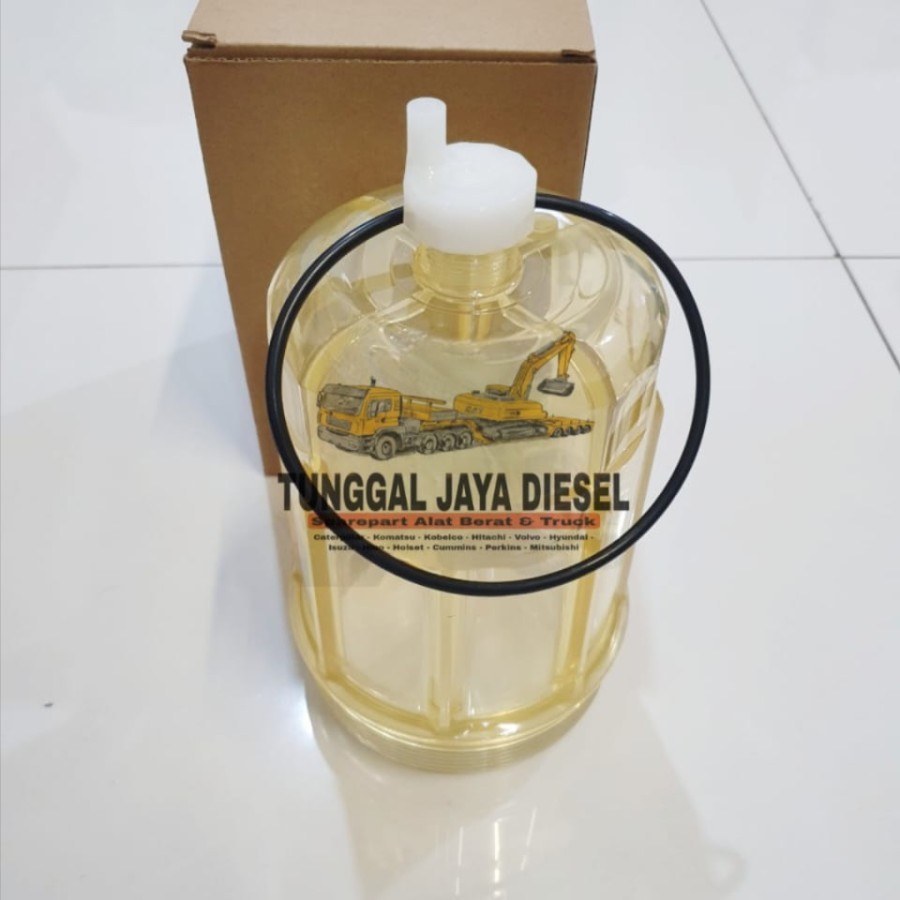 Jual Bowl Filter Kobelco SK200-8 Cover Tutup Fuel Filter Separator ...