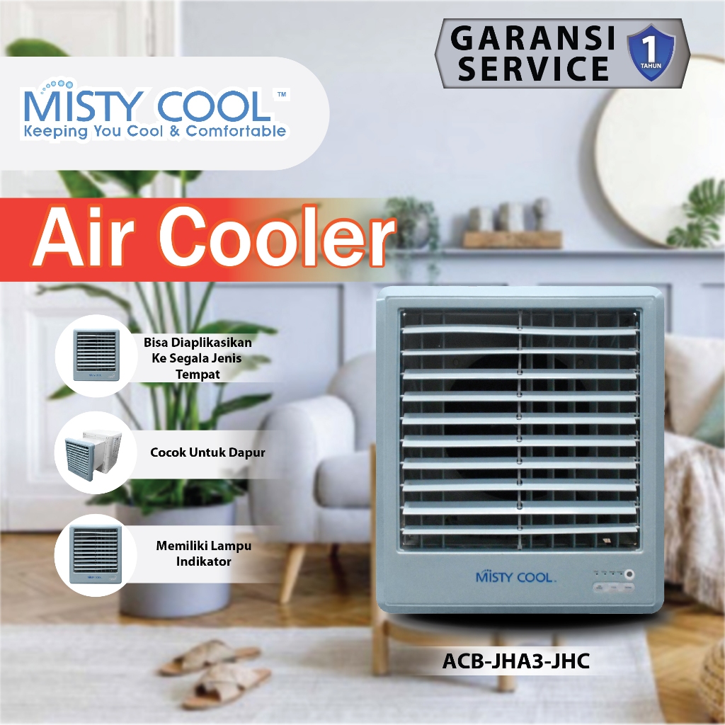 Jual Misty Cool Air Cooler Blower ACB-JHA3-JHC Penyejuk Ruangan Rumah ...