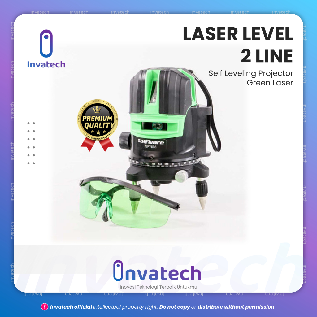 Jual Self Leveling Projector Green Laser 2 Line SPY003 - Laser Level ...