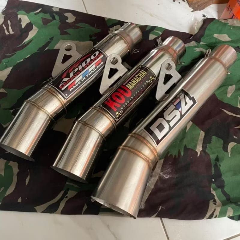 Jual Conical Super Apido/Kou/DS4 open muffler for All Motorcycle pipe ...