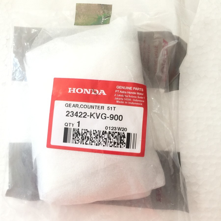 Jual 23422KVG900 GIGI MESIN GERDANG 51T BEAT ORIGINAL 100% HONDA ...