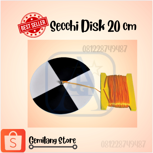 Jual Secchi Disk / Pengukur Kejernihan Air 20 cm | Shopee Indonesia