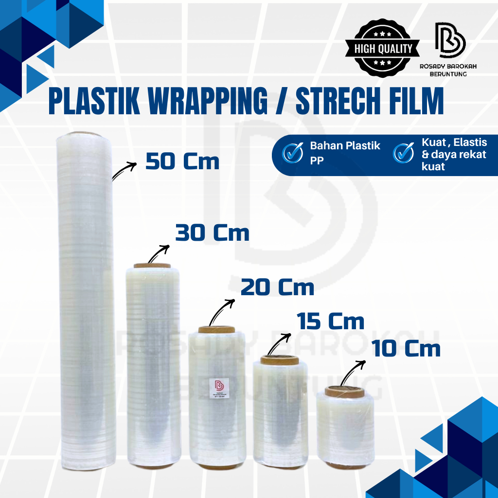 Jual Plastik Wrapping / Wrapping Plastic / Wraping Stretch Film Bening ...
