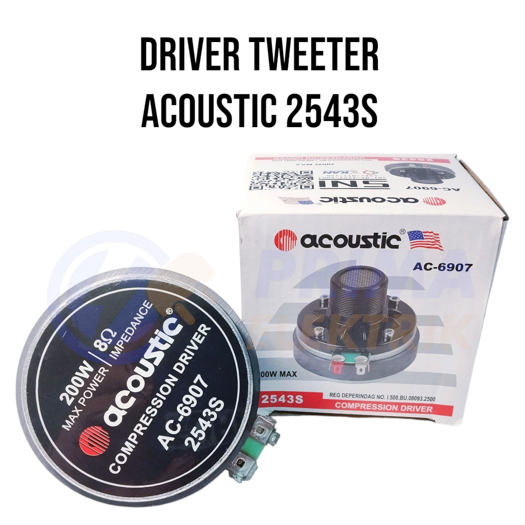 Jual Driver Tweeter Horn Acoustic 200 Watt 2543C | Shopee Indonesia