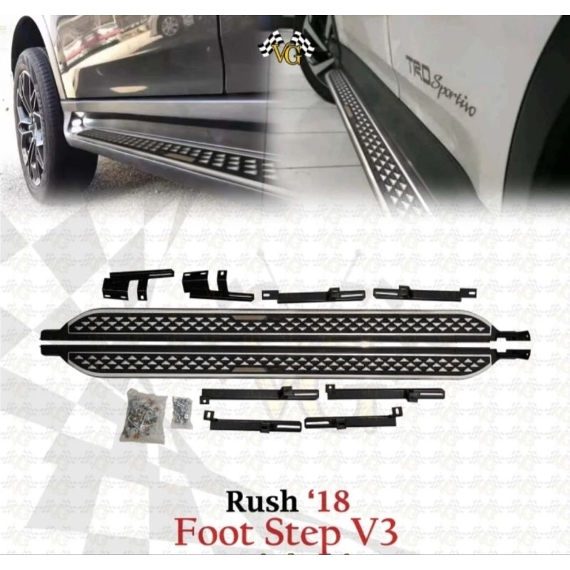 Jual foot step rush Terios 2018-2024 new model | Shopee Indonesia
