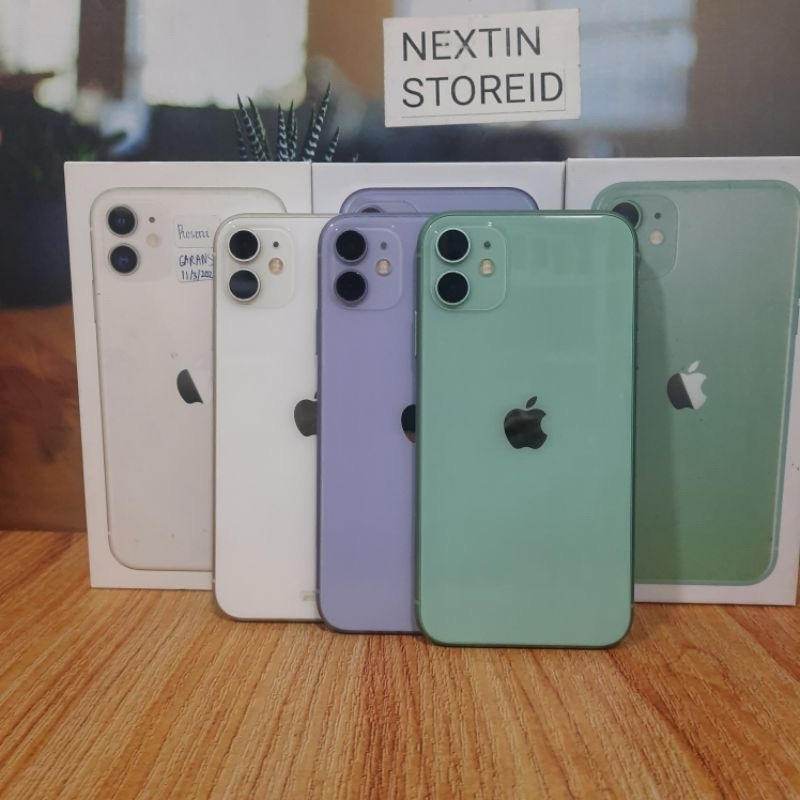 Jual APPLE IP 11 64 128 256 IB0X SECOND FULLSET | Shopee Indonesia