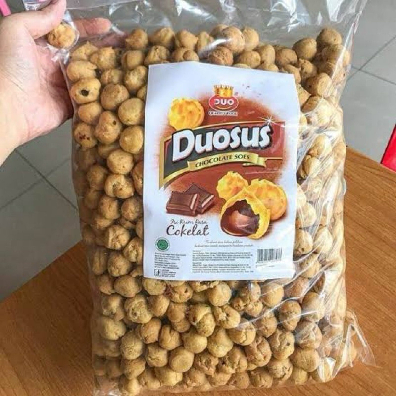 Jual (1Kg)KUE SUS KERING / DUOSUS /KUE SOES COKLAT / KUE COKLAT / SOES ...