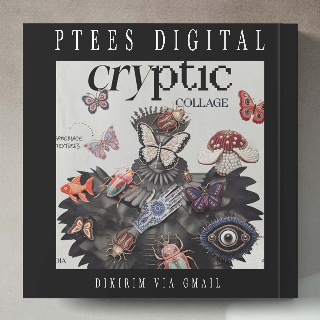 Jual PD0592 - Cryptic - Mixed Media Collage - JPG + PNG | Shopee Indonesia