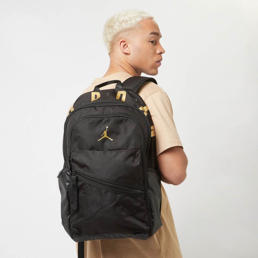 Jual Jordan Air Patrol Backpack 29L Gold Black MA0924-K5X Tas Ransel ...