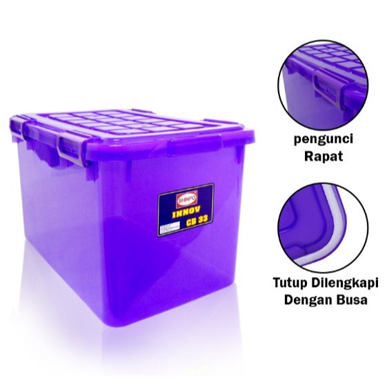 Jual Box Container CB 33 Liter Shinpo Innov Plastik Kontainer Tempat ...
