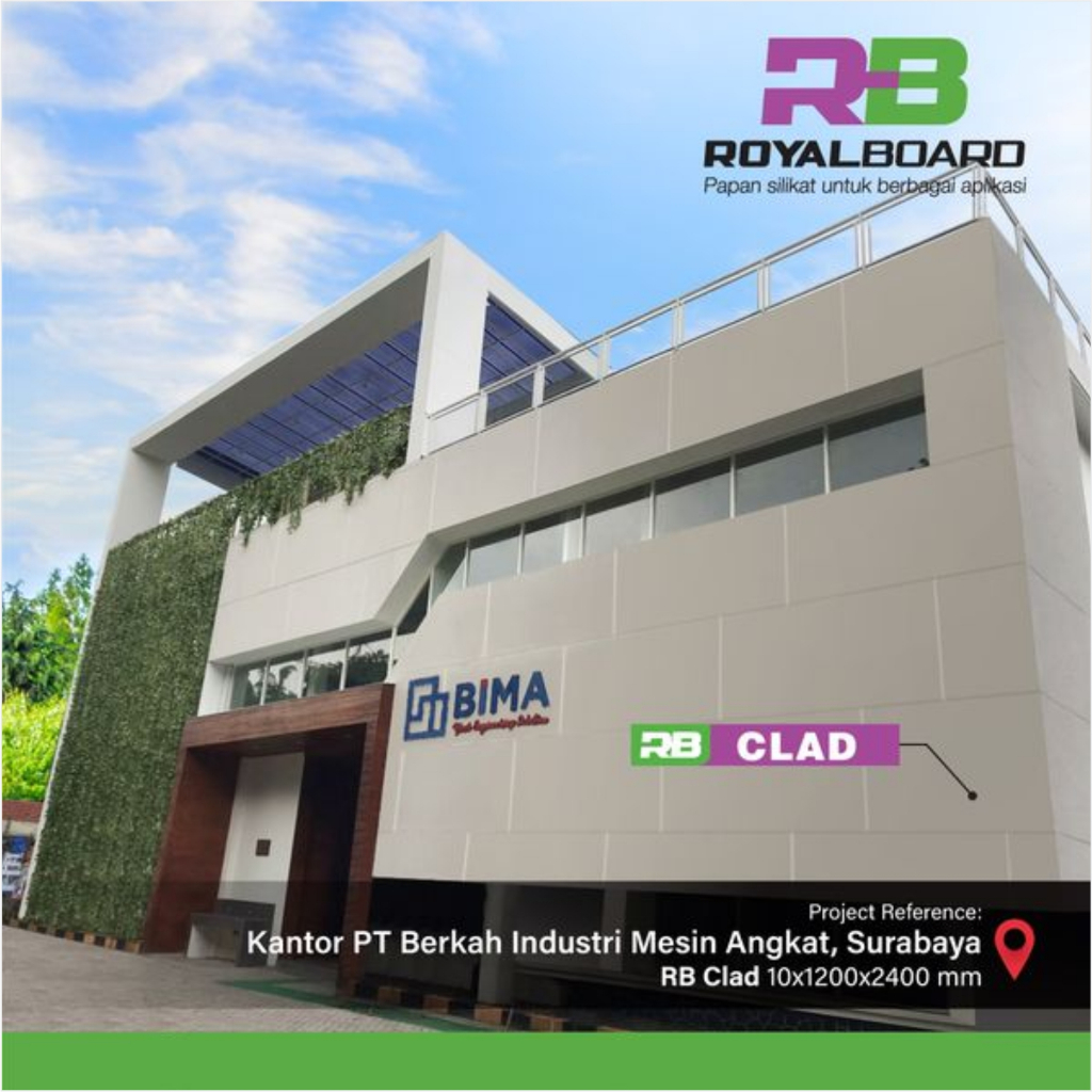 Jual RB Shera Wallboard Papan Silikat Dinding Luar Cladding Partisi ...