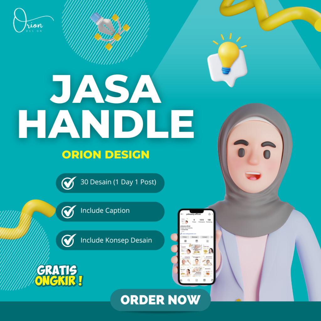 Jual JASA DESAIN BISA CUSTOM | HANDLE IG 1 DAY 1 POST (1 BULAN ...