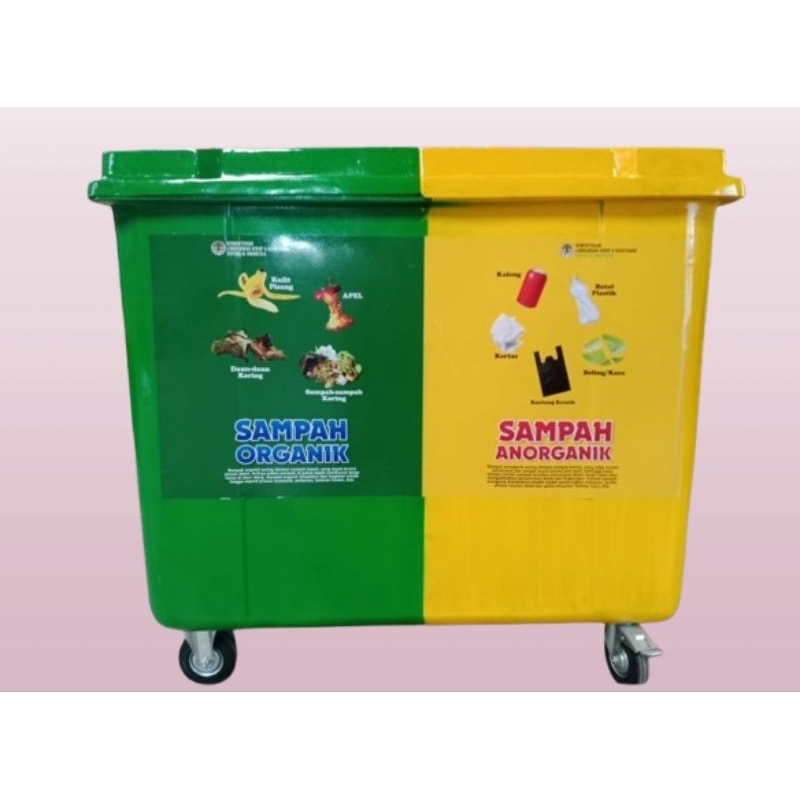 Jual Tempat Sampah Container 660 Liter Fiber | Shopee Indonesia