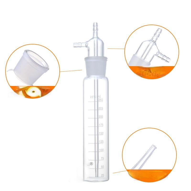 Jual Glass Impinger Lab Midget Inpinger Botol Penyerap Gas | Shopee ...