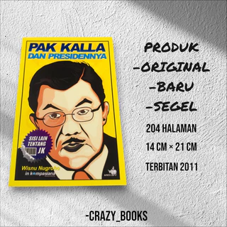 ( PROMO BUKU MURAH ORIGINAL ) BUKU SEJARAH / PAK KALLA DAN PRESIDENNYA / WISNU NUGROHO IN KOMPASIANA / BEST SELLER / SASTRA / SEJARAH JAWA / PRESIDEN / PAK KALLA / NOVEL SEJARAH / NOVEL SASTRA / POLITIK / SOSPOL / BIOGRAFI