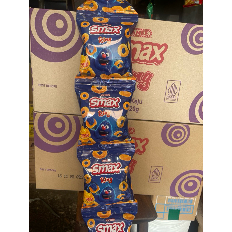 Jual Smax Ring Snack keju – 1 Dus Besar Isi Banyak, Harga Hemat ...
